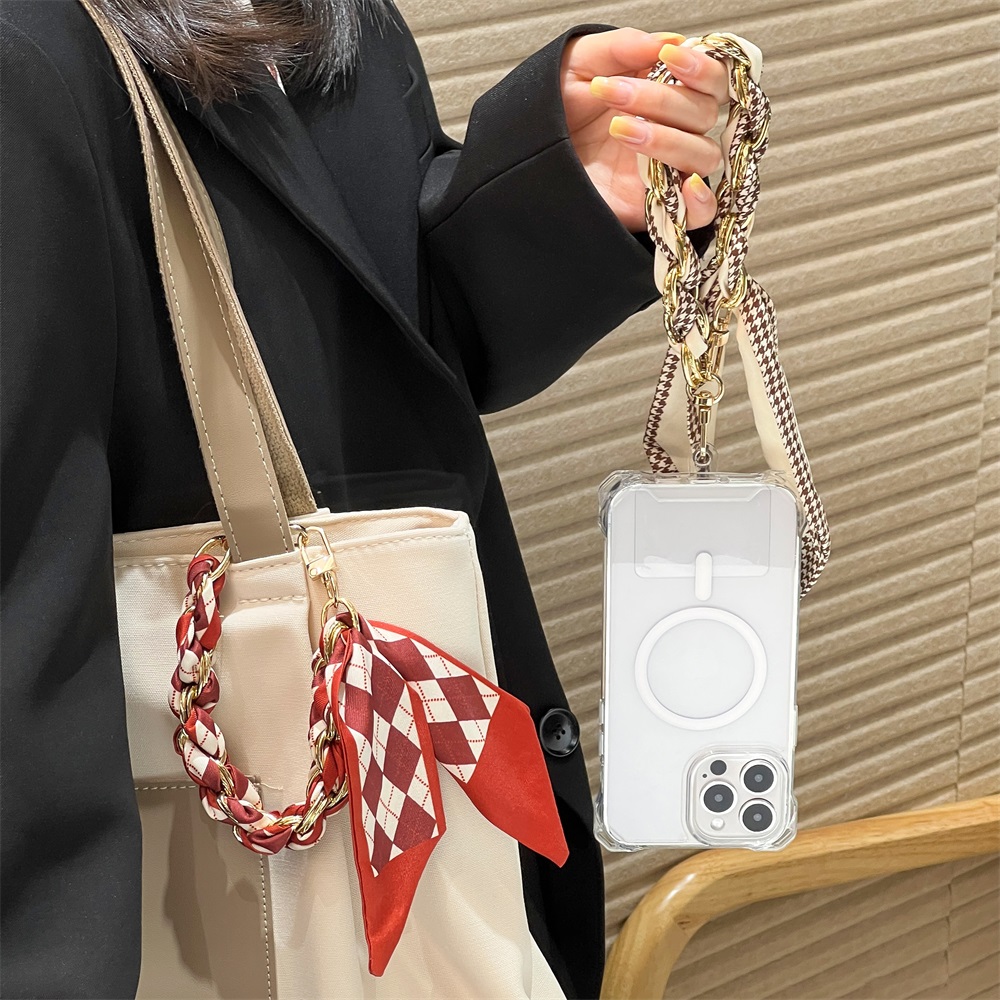 Phone Accessories And Cases - Kurzes Handy-Lanyard, universelles Seidenschal-Handgelenkband, Seil für