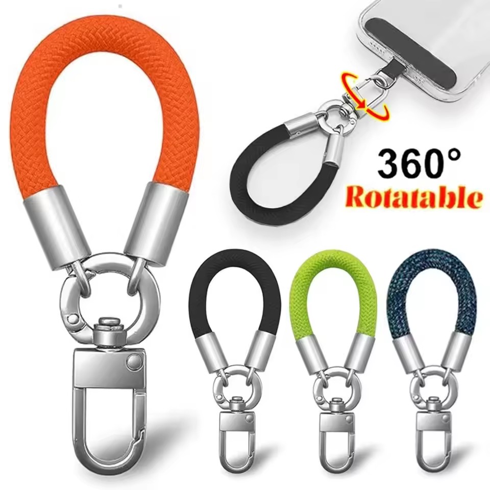 Phone Accessories And Electronics - Metall-Handyband mit Drehbarem Metallclip, Hängender Stahlclip,