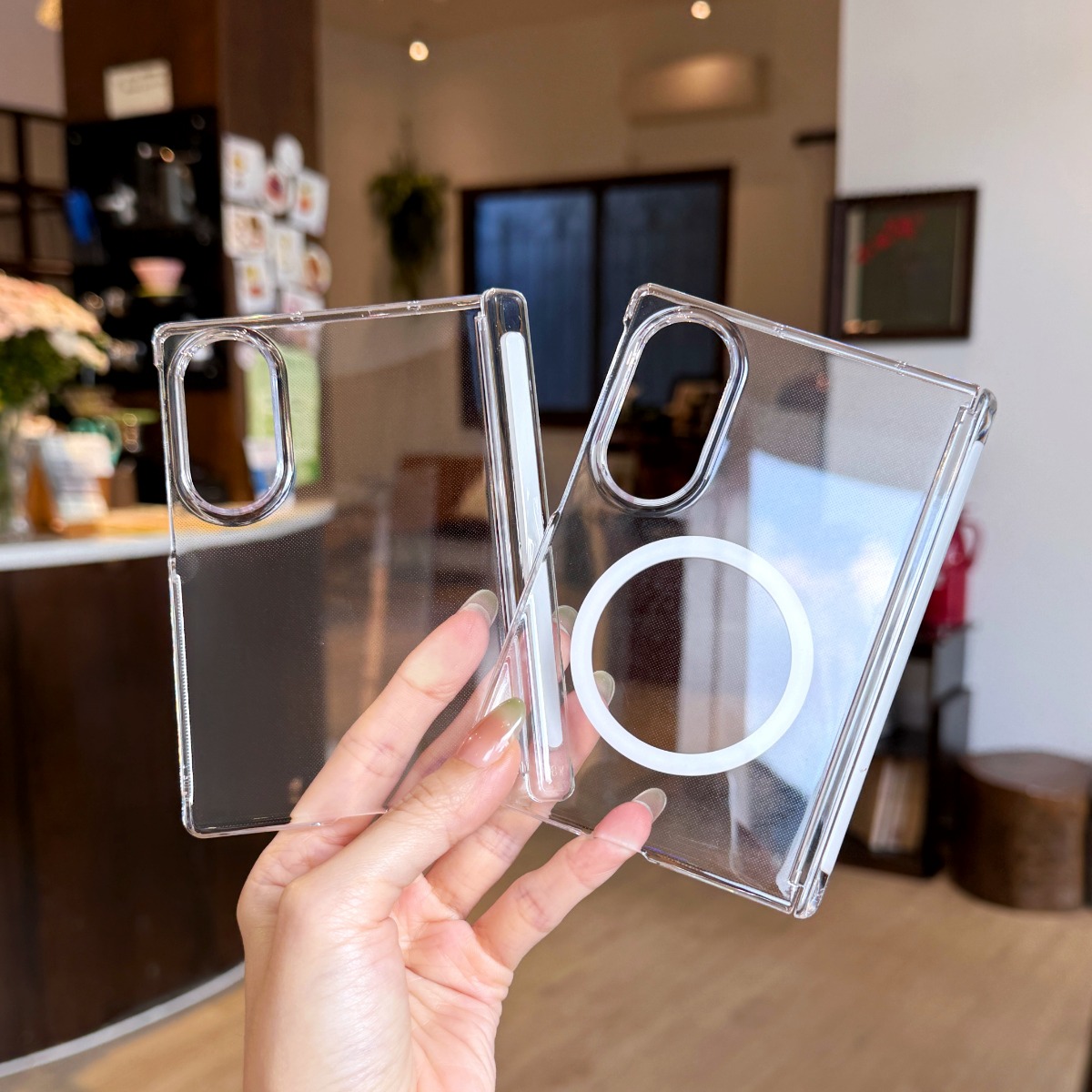 Luxuriöse transparente Schutzh – Magsafe Wireless Charger Bewertung und Preis
