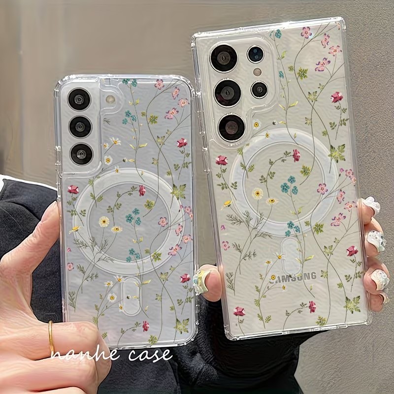 Blumenmuster Magnetische Handy – Phone Accessories And Cases Bewertung und Preis