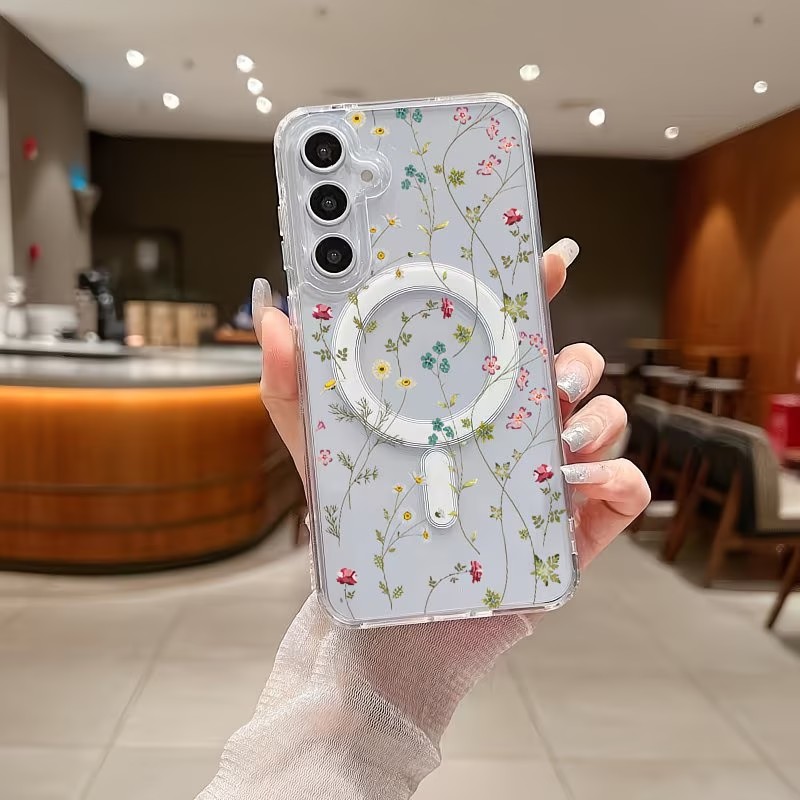 Blumenmuster Magnetische Handy – Phone Accessories And Cases Bewertung und Preis