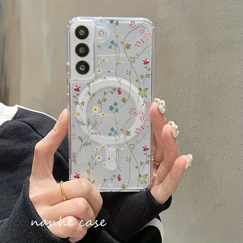 Blumenmuster Magnetische Handy – Phone Accessories And Cases Bewertung und Preis