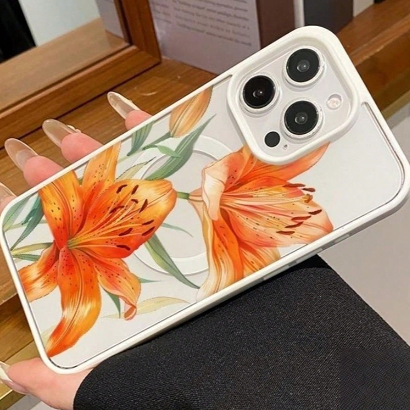 Orangefarbene magnetische Hüll – Magsafe Wireless Charger Bewertung und Preis